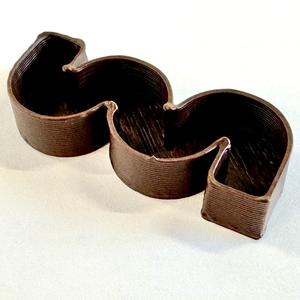 S Wall Vase