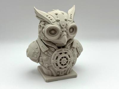 Steampunk Owl Bust
