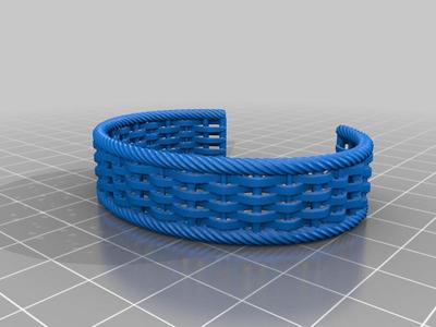 Woven Bangle Armreif