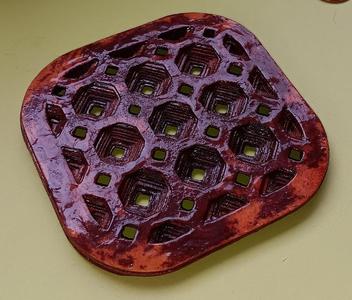 Waffle coaster