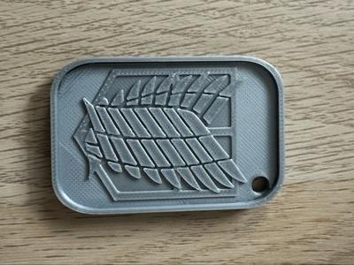 Attack on Titan Scout Badge Keychain