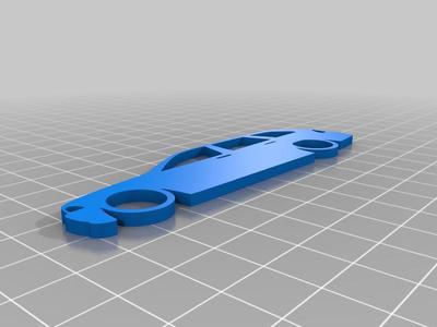 E46 Touring Side Keychain