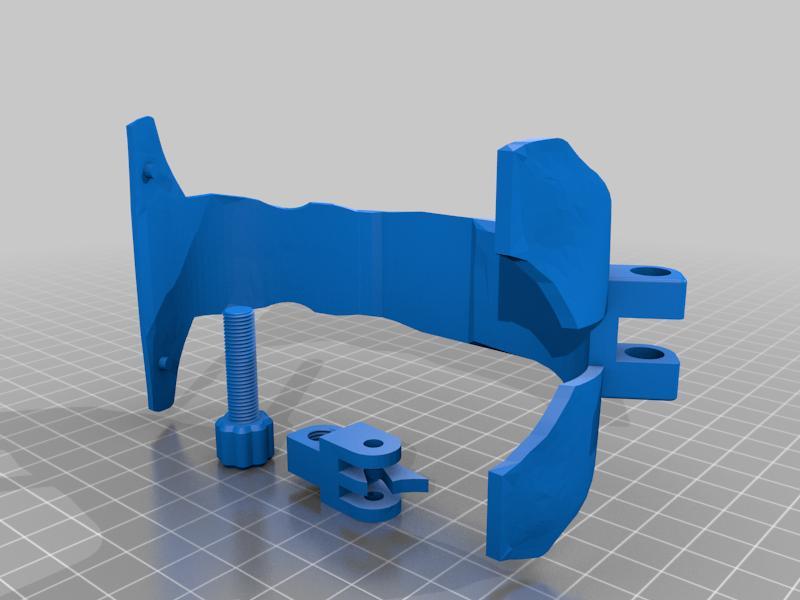 Vive Facial Tracker Mount for Vive Pro Eye with Hinge