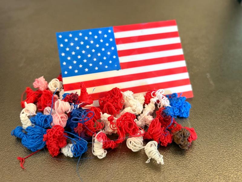 United States Flag + USA POOP!