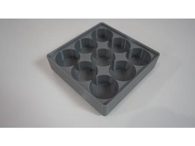 Gridfinity 9x C Battery Holder