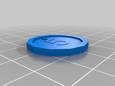 Fully Customizable Cart Coin Keychain