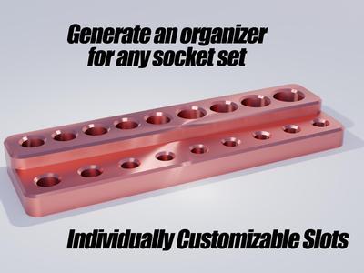 Parametric Socket Organizer
