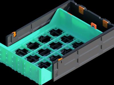 GEN2 240-2W-1H Gridfinity Decor Drawer