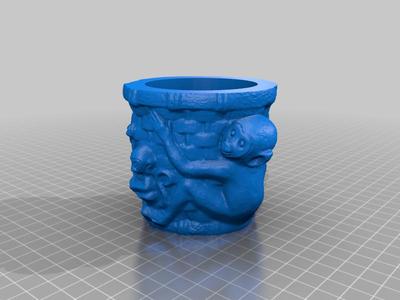 Monkey Vase