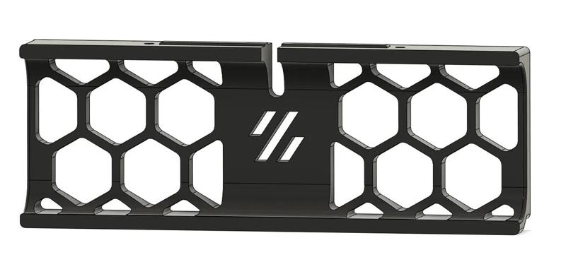 Voron 2.4 350mm Rear Skirt With Cable Cutout   