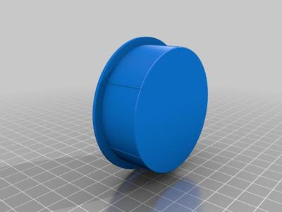 Chicken feeder cap with strap handle