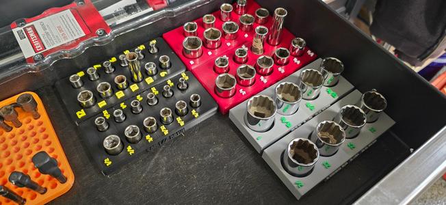 Craftsman 1/2drive Socket holders