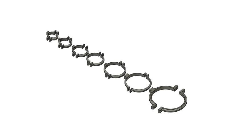 Colliers tuyaux d'évacuation   