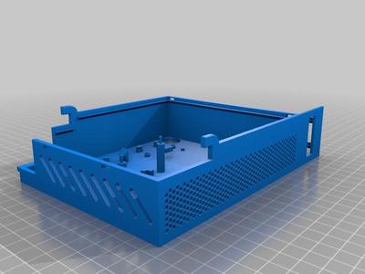 Ender 3 V2 Octoprint Pi Drawer Replacement - Includes mount for IRF520 Mosfet and LM256 Buck Converter