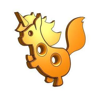 Button unicorn