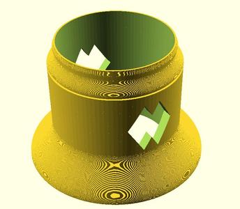 Basement pole molding