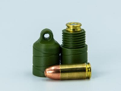 Emergency Bullet Keychain 9mm 