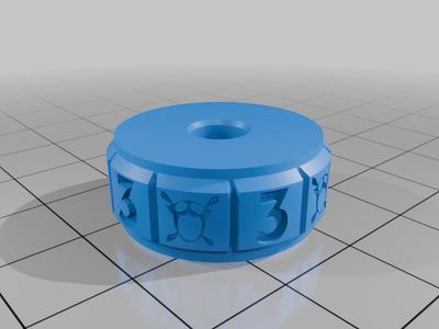 Spirit Island Fear Abacus/Boulier à peurs