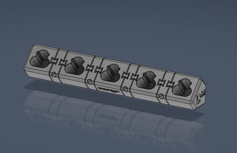 Modular Dnipro-M BP-122 / BP-125 Battery Holder   