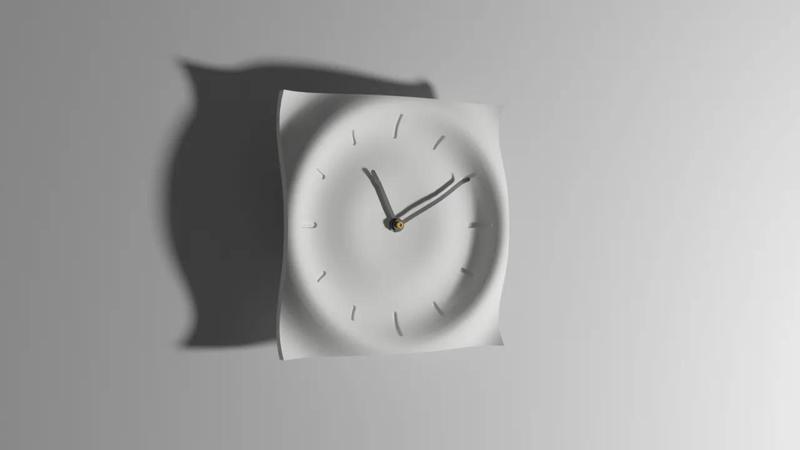 Water drop wall clock   