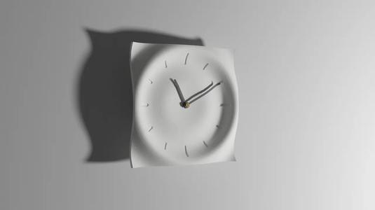 Water drop wall clock   