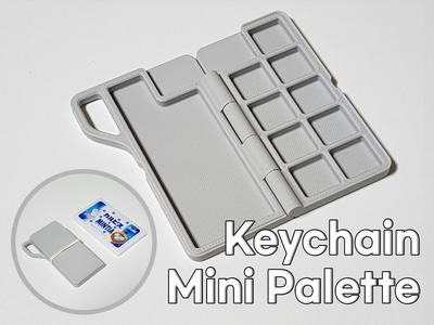 Keychain mini Watercolor Palette