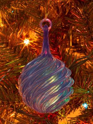 Closed Spiral Christmas Ornament