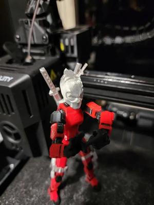 dummy knifed deadpool   