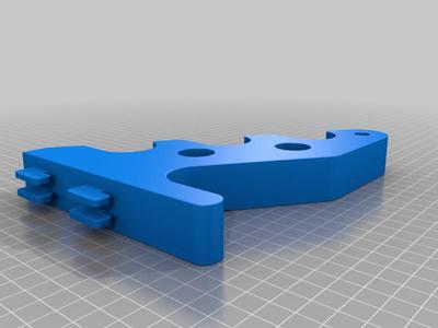 Fishing rod holder for cheap double rail shelf