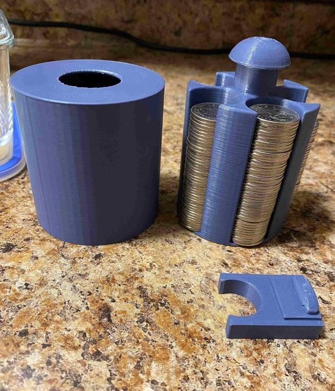 US Quarter Organizer Caddy & Cover