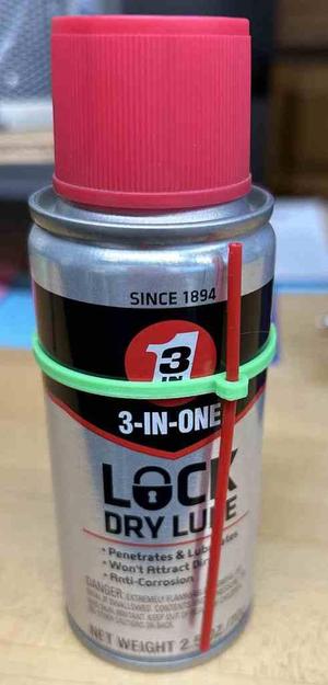 Spray Can Straw Holder