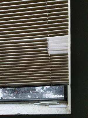 Blinds slat end