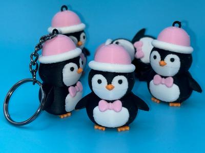 Cute Penguin Keychain