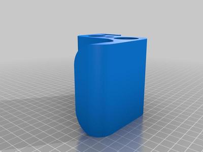 Pool Pole Holder for simple wood fence