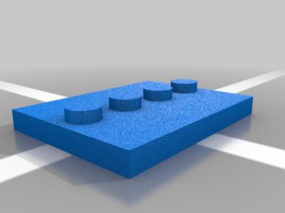Lego Minifigure Stand - no supports