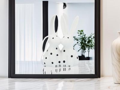 Bunny Couple Sculpture/Figurine