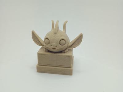 Cute Stingray Sculpture Base