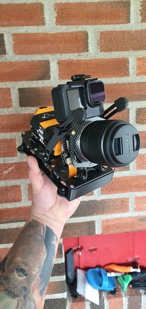 Naked BMPCC gopro mount