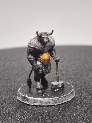 Bib the Minitaur - my small Minotaur Miniature   