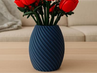 Modern Twisted Vase