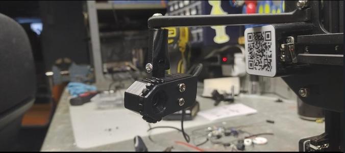 C270 replacement case and boom arm mount for Ender 3 Pro