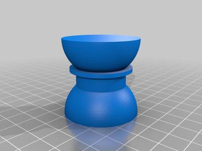 Fake bottle top for car seat bottle holder