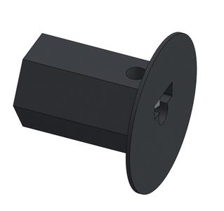 12mm Hex Hub with Set Screw