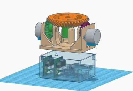 Differential pan tilt
