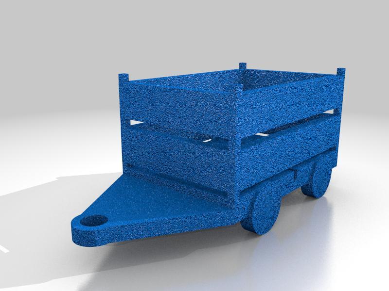 Cannon ball cart for working cannon by Makkuro