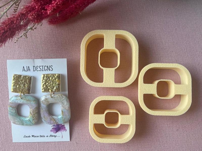 Polymer Clay Earring Mold 31