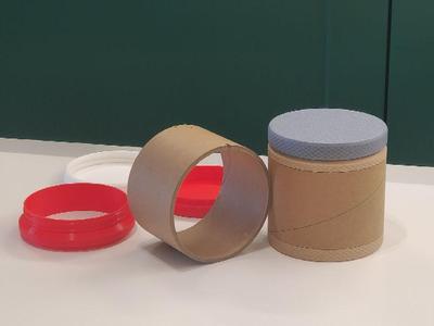 Spool or Refill Cardboard Core Jar
