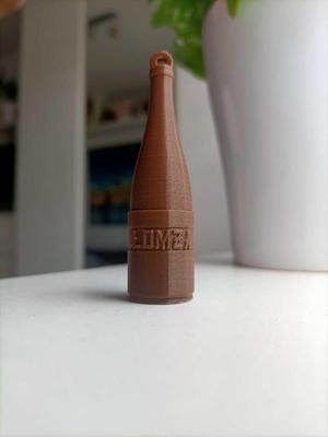 Łomża beer kaychain