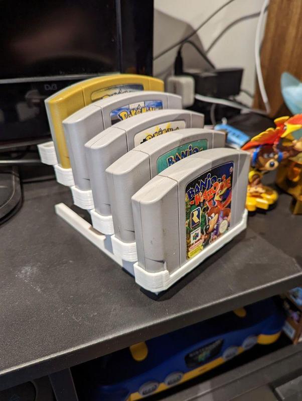 N64 Modular Catridge Stand (PAL + NTSC)