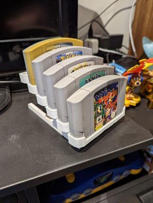 N64 Modular Catridge Stand (PAL + NTSC)